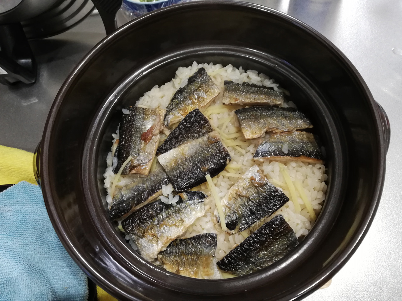 焼き秋刀魚の炊き込みご飯